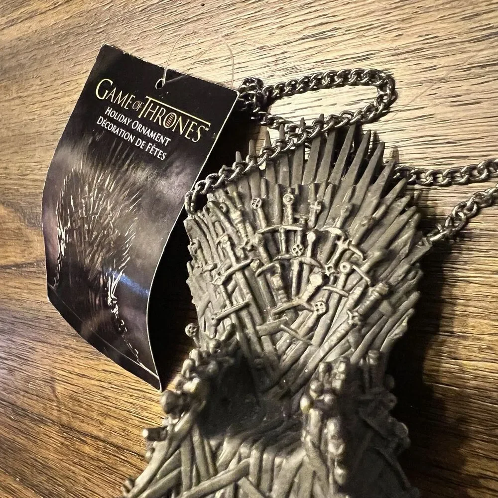 Kurt Adler 4-Inch Game of Thrones Resin Throne Ornament christmas hbo black